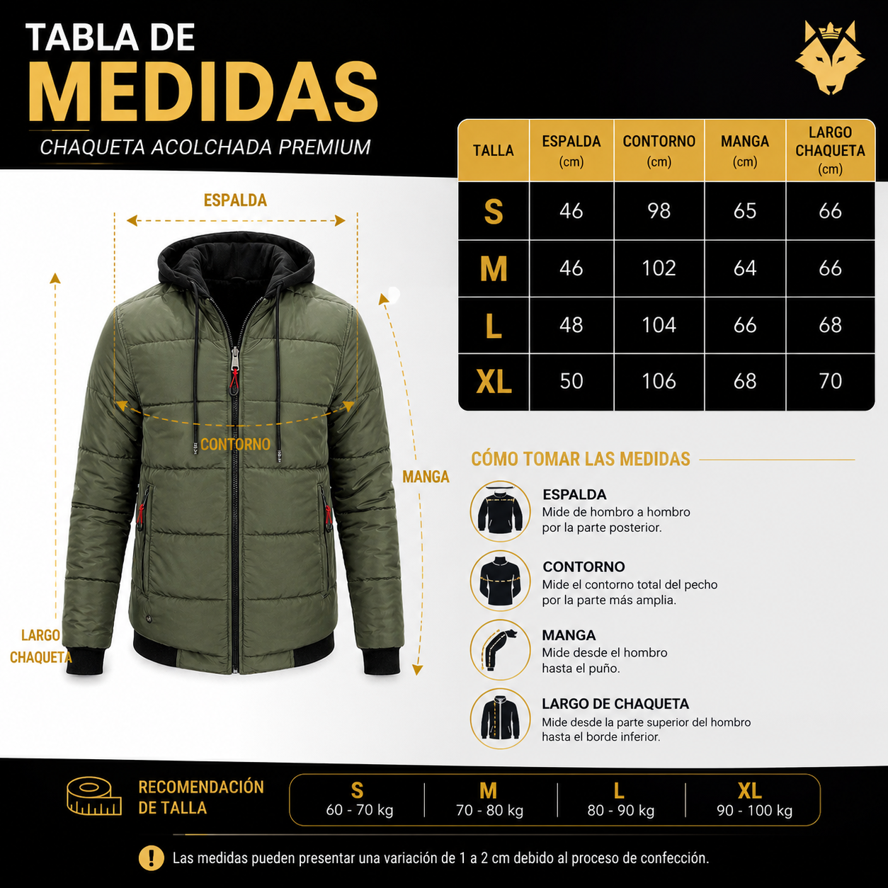 Chaqueta Doble Faz Urban Pro Hombre