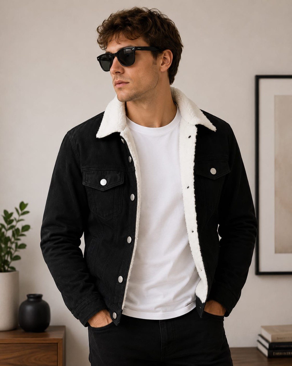 Chaqueta Gamuza Ovejera Hombre