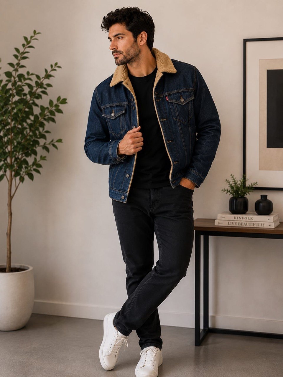 Chaqueta Caballero en Jean Ovejera