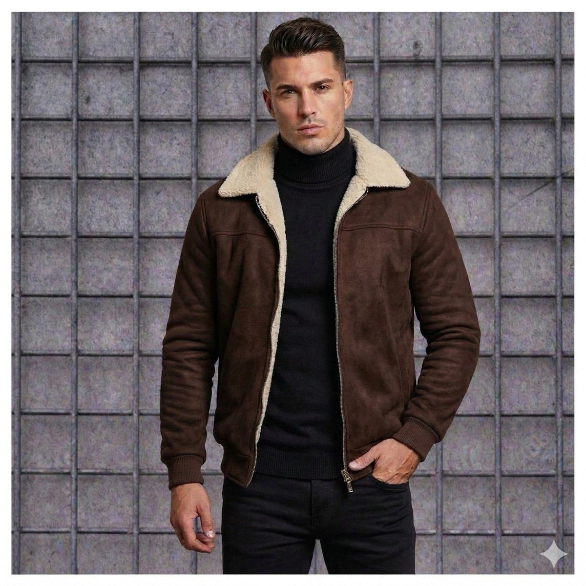 Chaqueta Gamuza Textil Ovejera