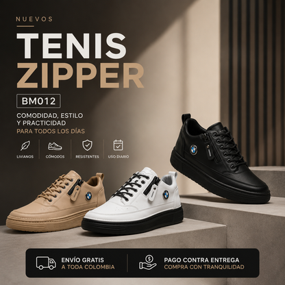 Tenis Casual Zipper