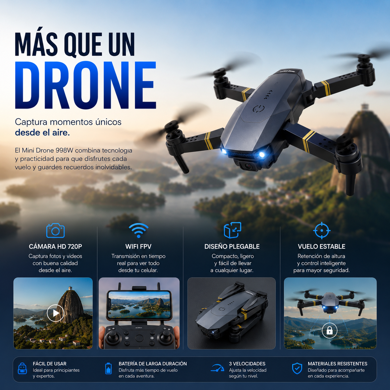 Mini Drone con Camara