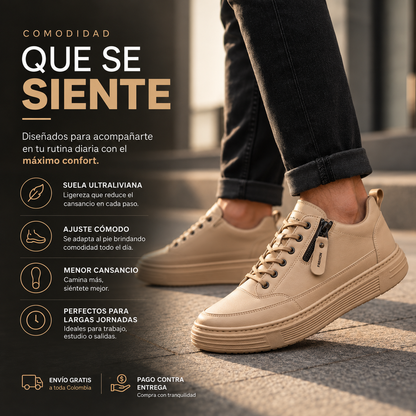 Tenis Casual Zipper