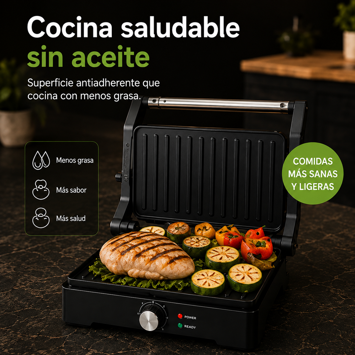 Parrilla Electrica Multifuncional