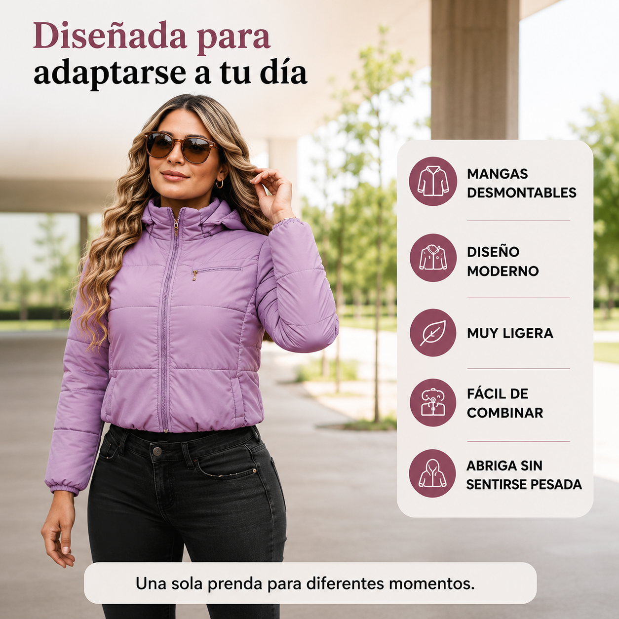 Chaqueta Dama 2 en 1
