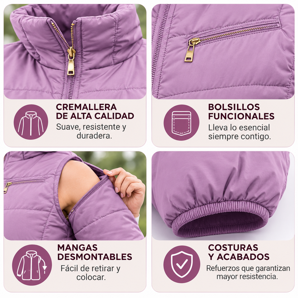 Chaqueta Dama 2 en 1