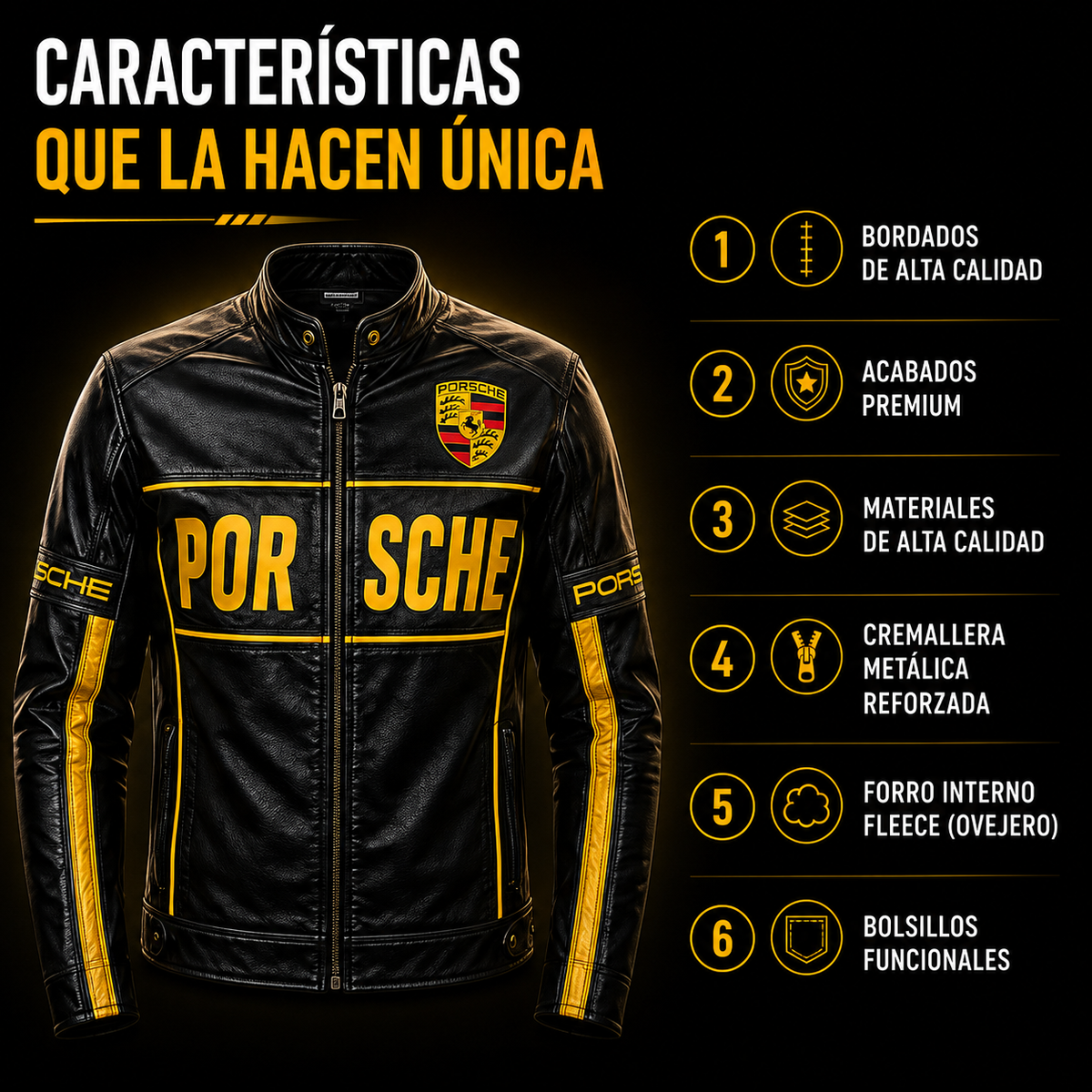 Chaqueta Porsche Hombre