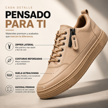 Tenis Casual Zipper