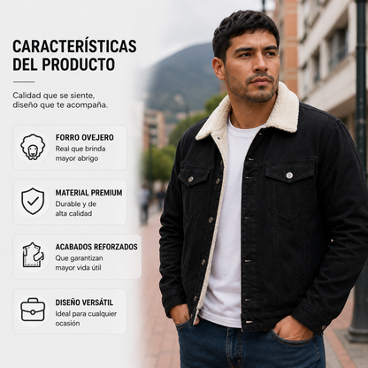 Chaqueta Gamuza Ovejera Hombre