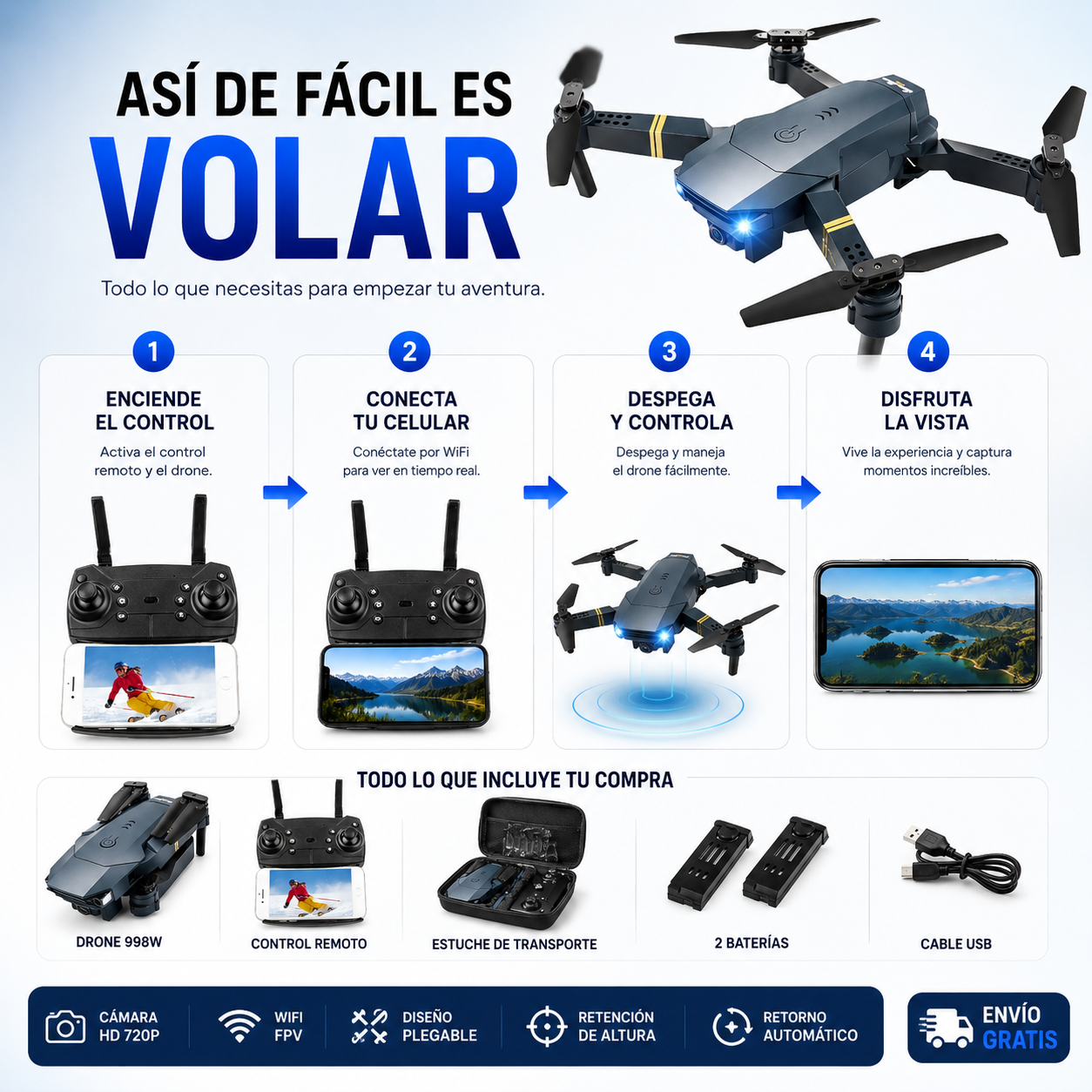 Mini Drone con Camara