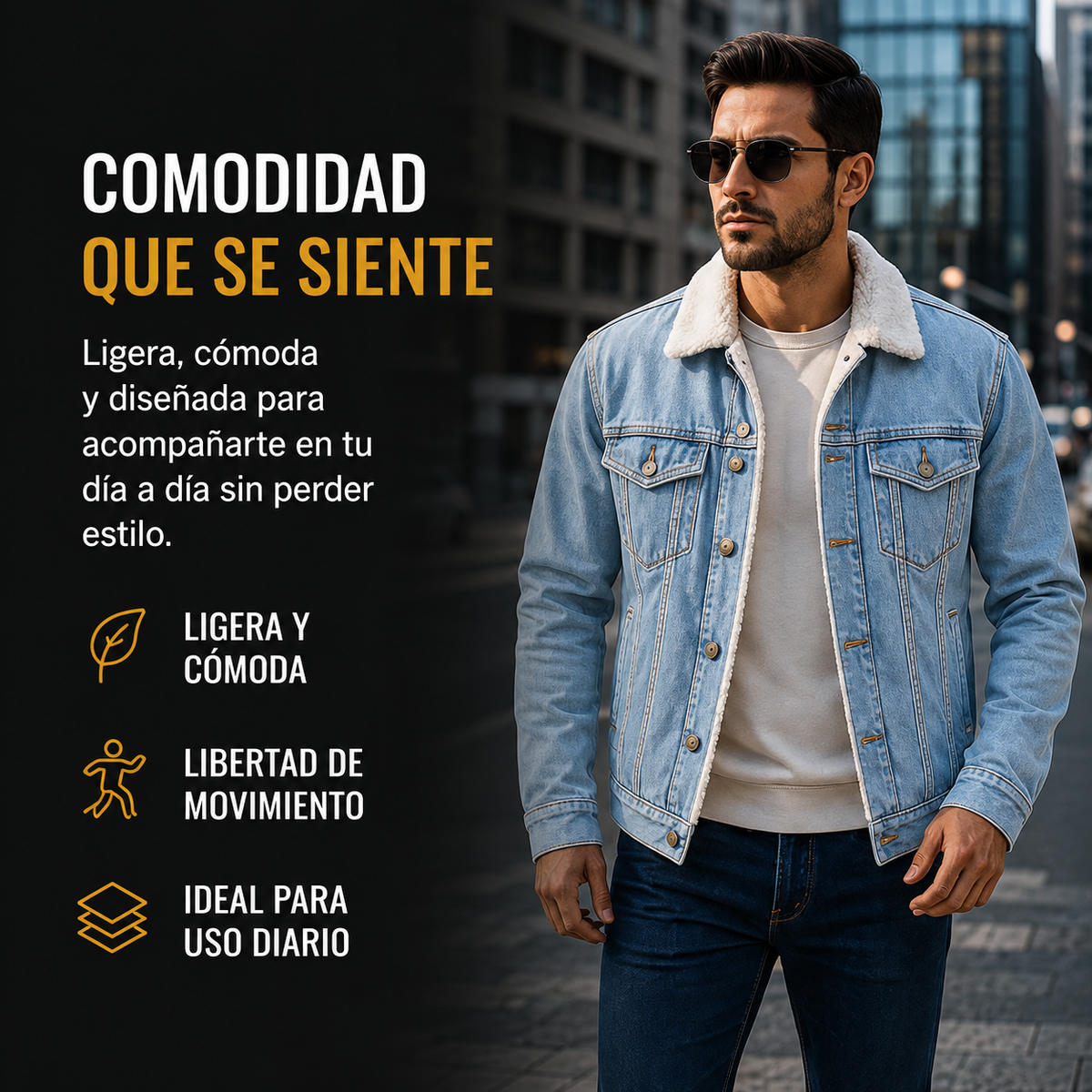 Chaqueta de Jean Ovejero