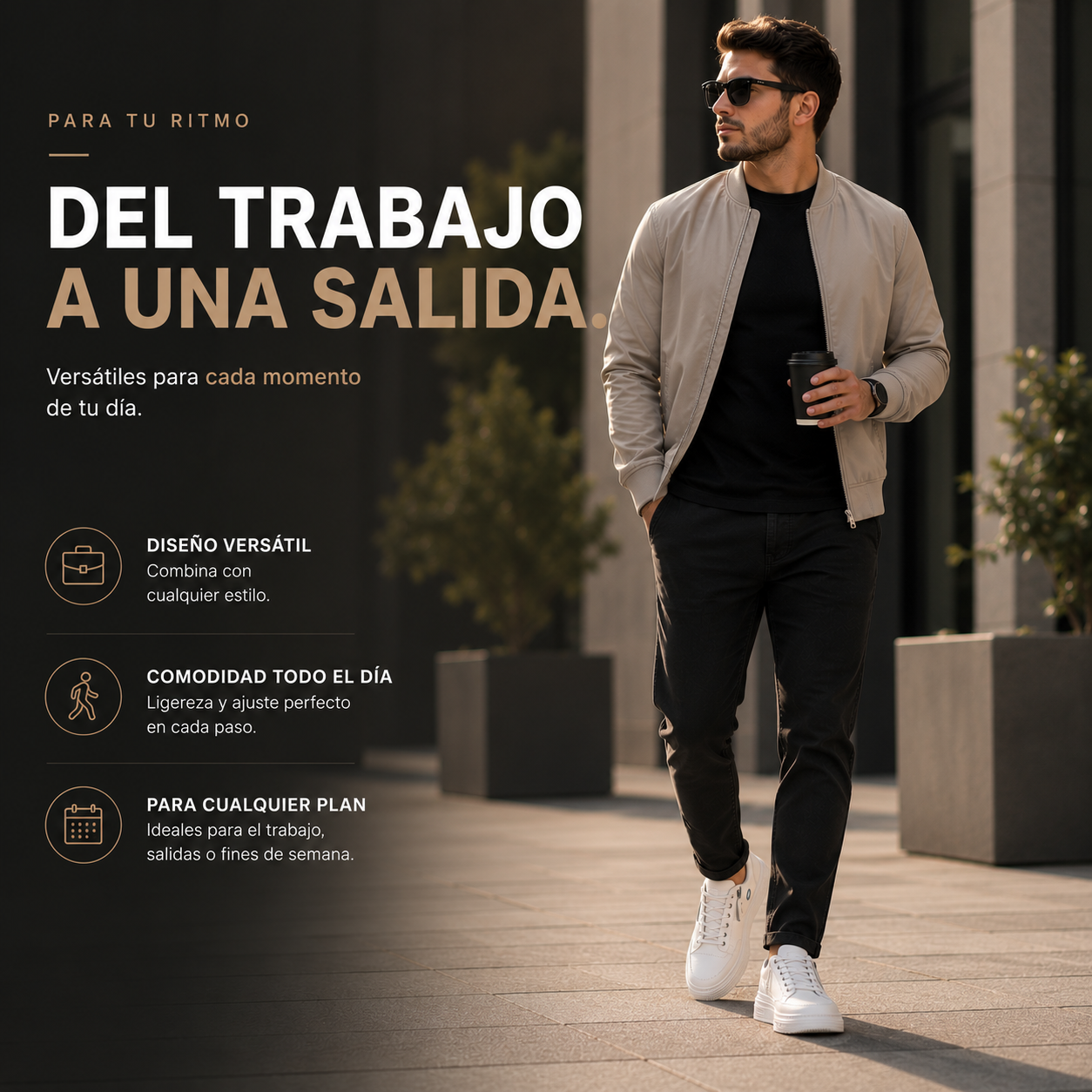 Tenis Casual Zipper