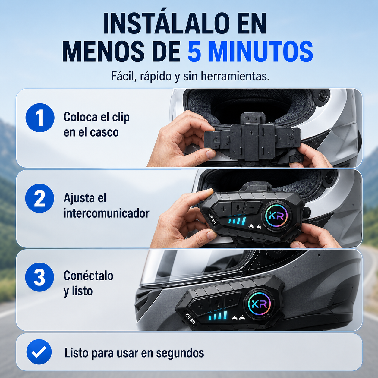 Combo de 2 Intercomunicadores KR-M1