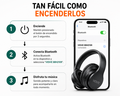 Diadema Bluetooth Inalámbrica