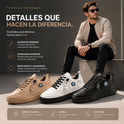 Tenis Casual Zipper