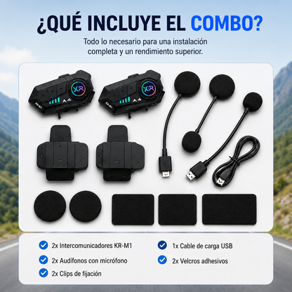 Combo de 2 Intercomunicadores KR-M1