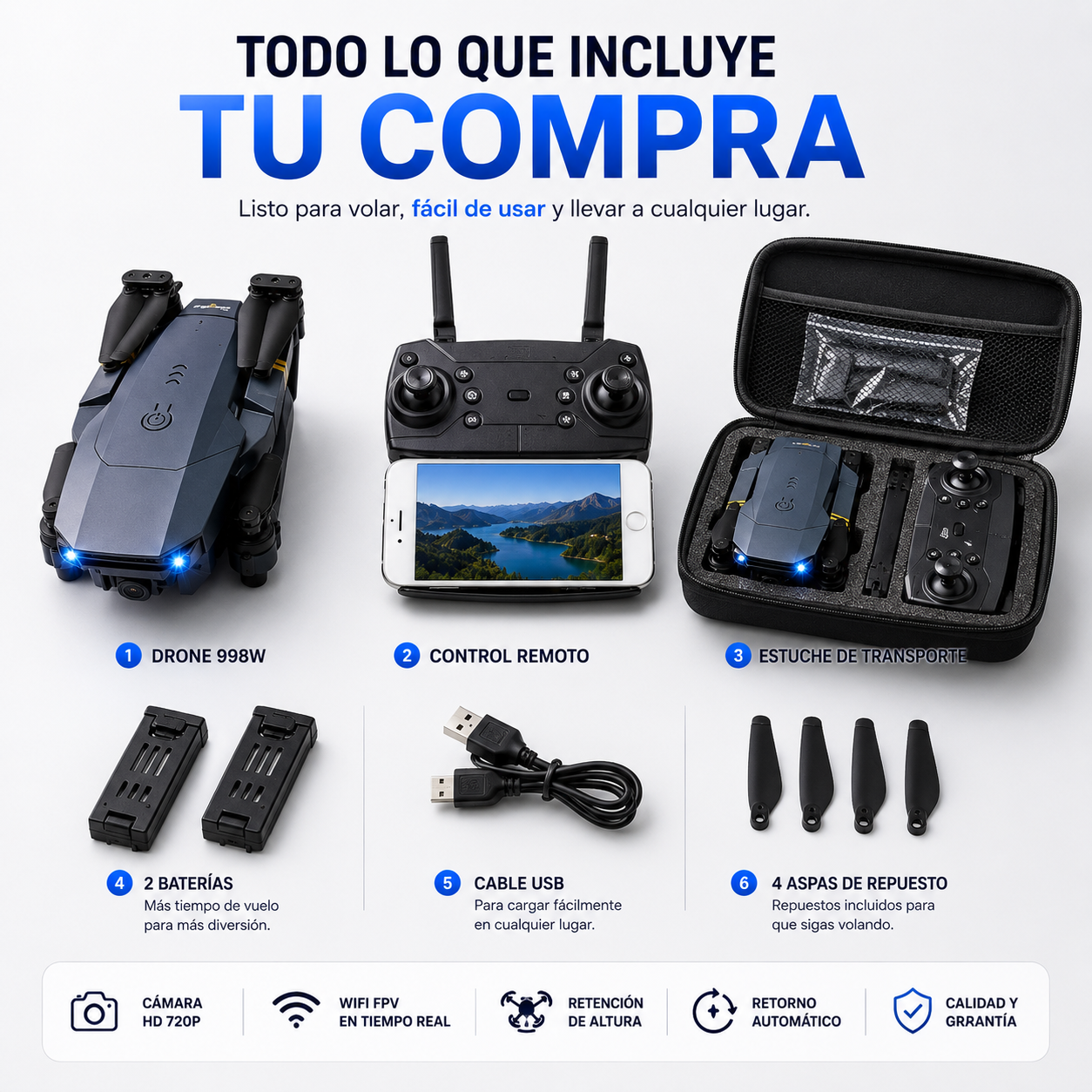 Mini Drone con Camara