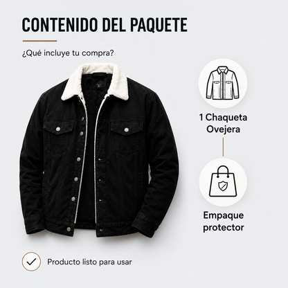Chaqueta Gamuza Ovejera Hombre