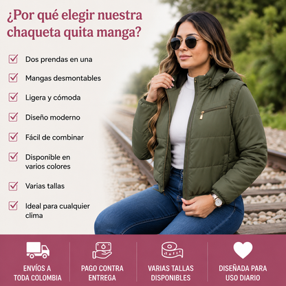 Chaqueta Dama 2 en 1