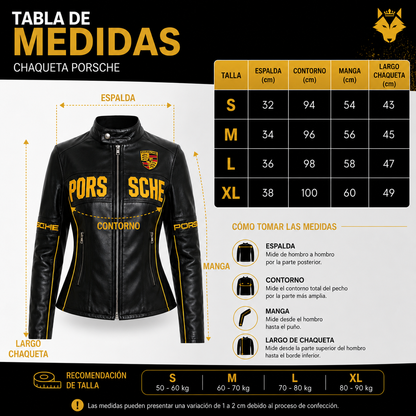 Chaqueta Dama Motera Porsche