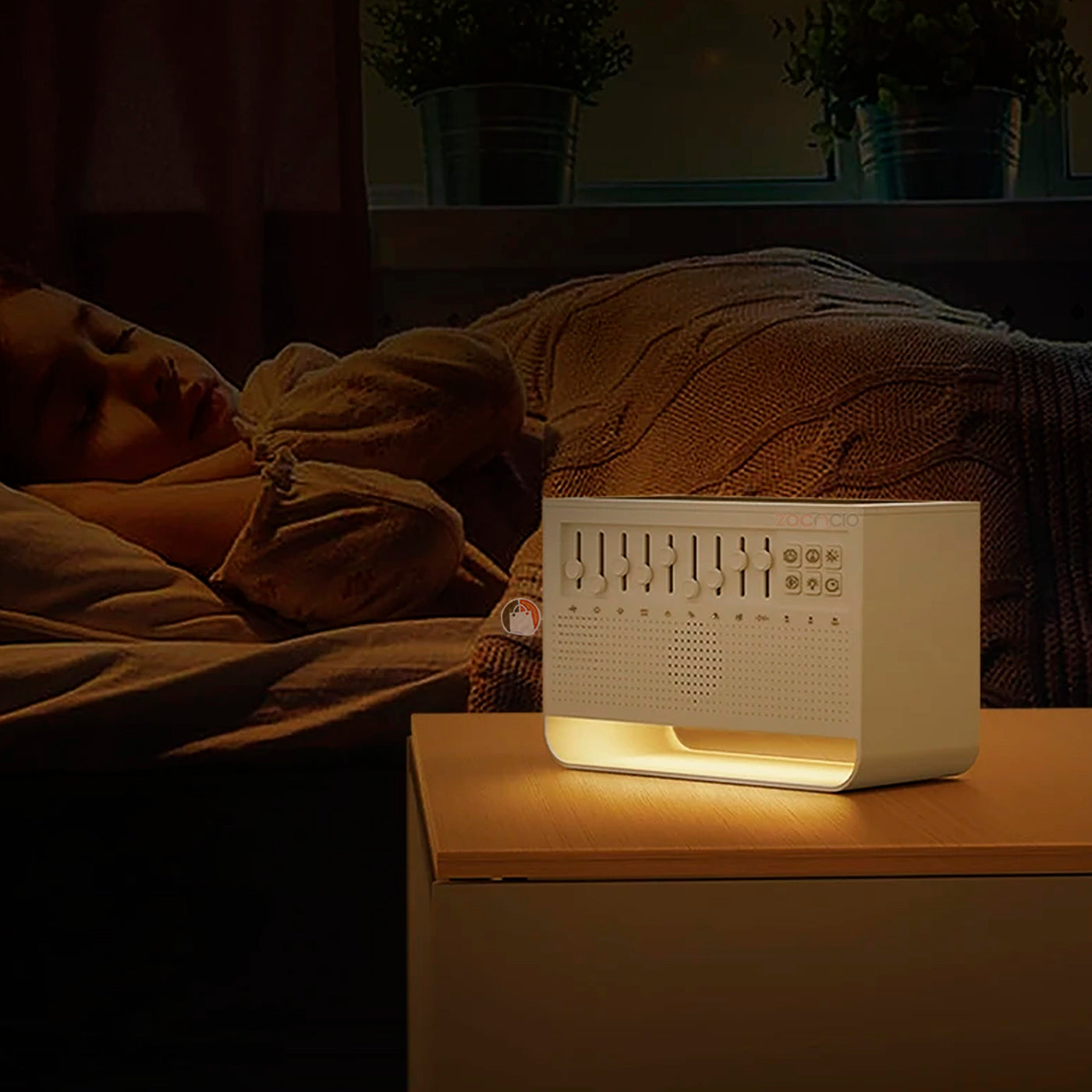 Humidificador con Ruido Blanco y Efecto Llama