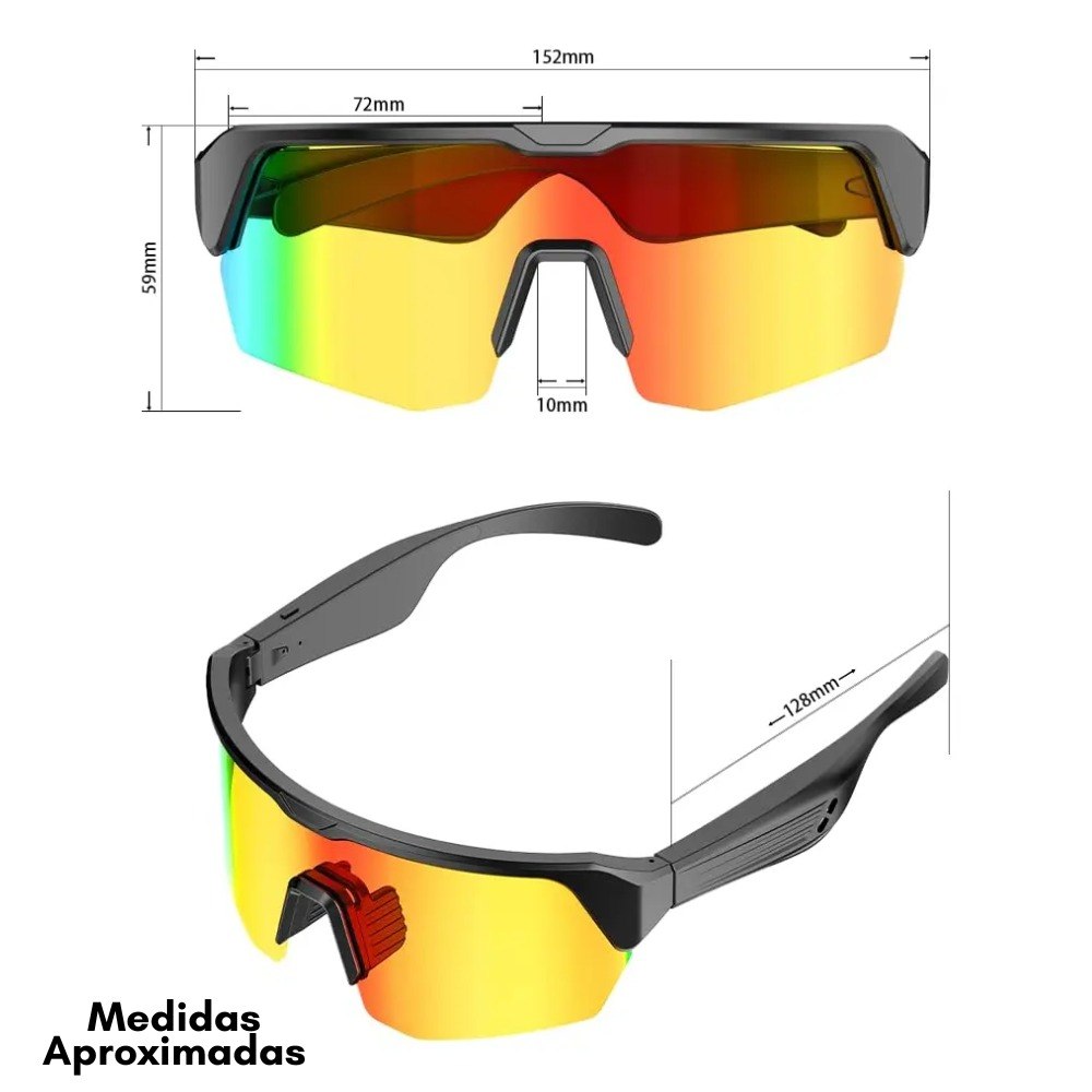 Gafas Inteligentes Bluetooth Deportivas