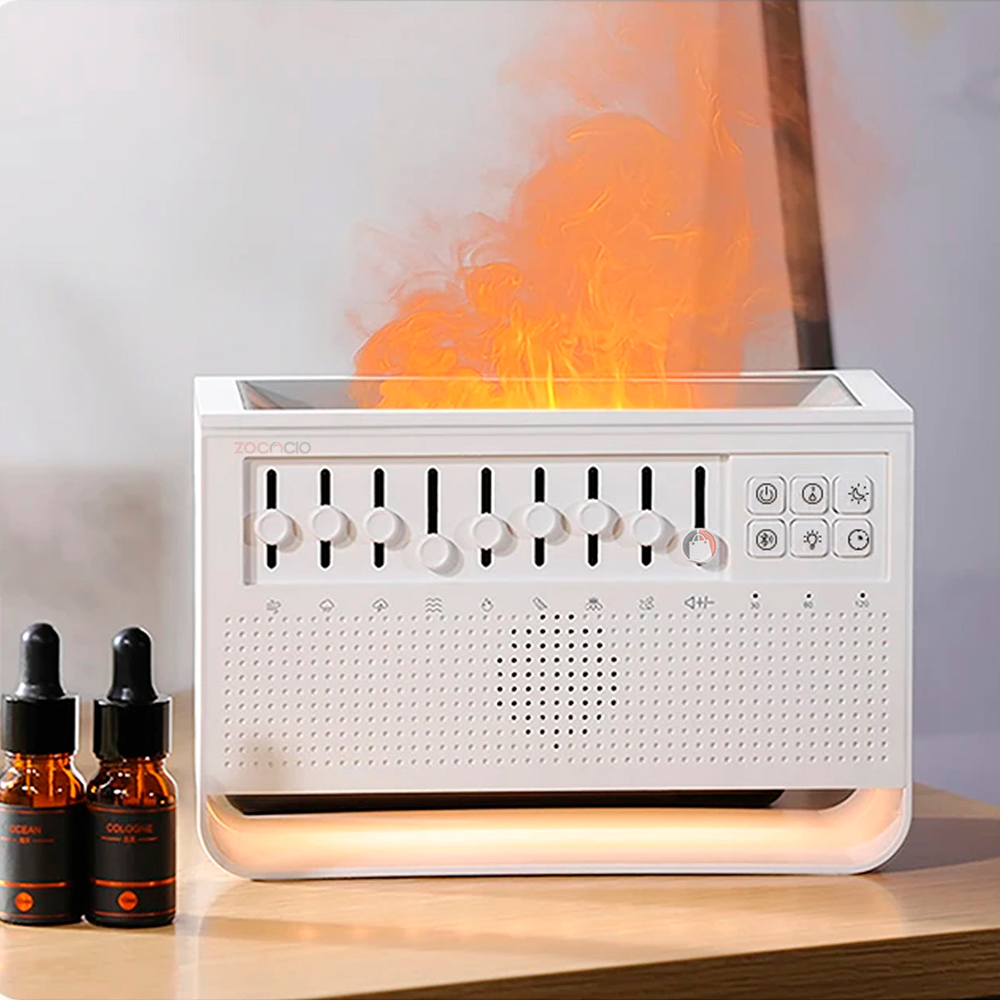Humidificador con Ruido Blanco y Efecto Llama
