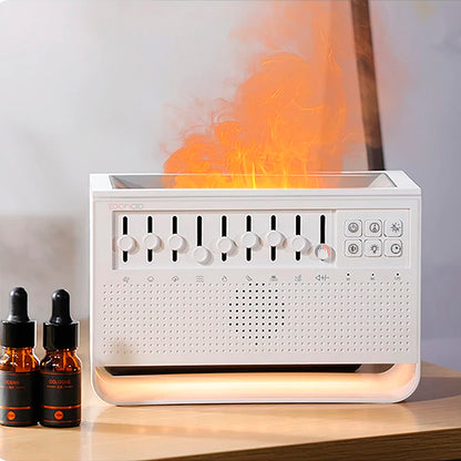 Humidificador con Ruido Blanco y Efecto Llama