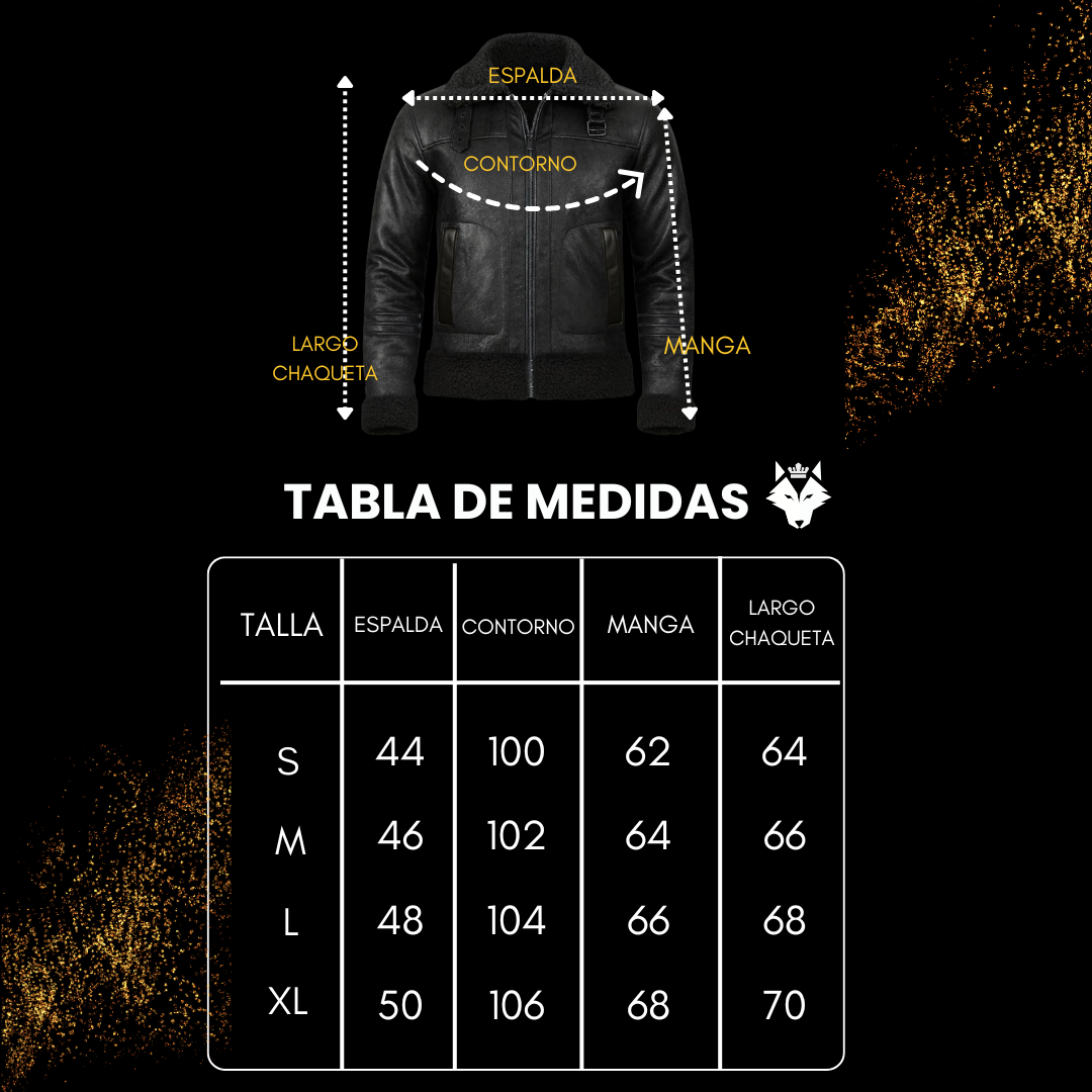 Chaqueta Piloto Ovejera Clasica Hombre