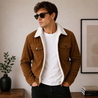 Chaqueta Gamuza Ovejera Hombre
