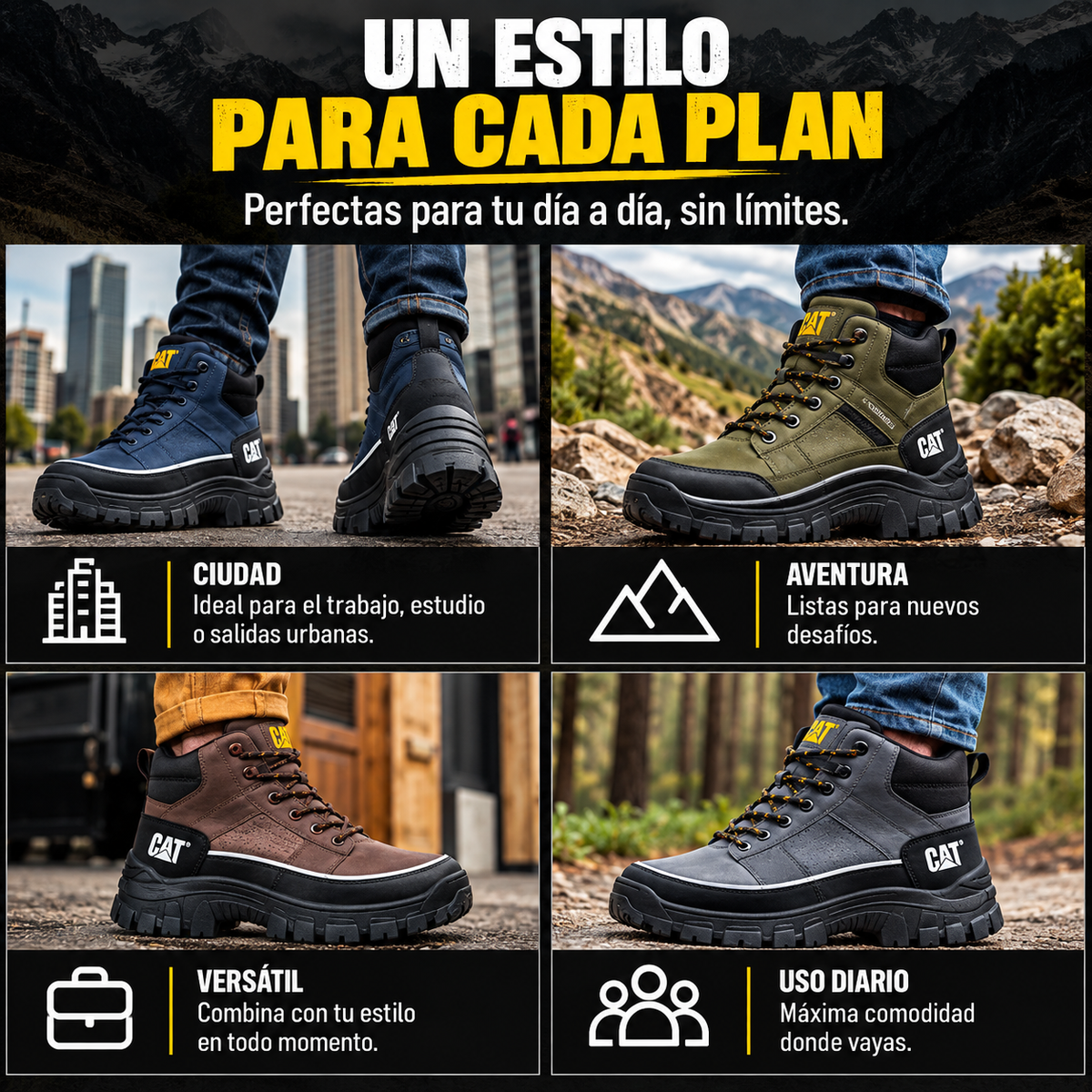 Botas CAT Galosh MID