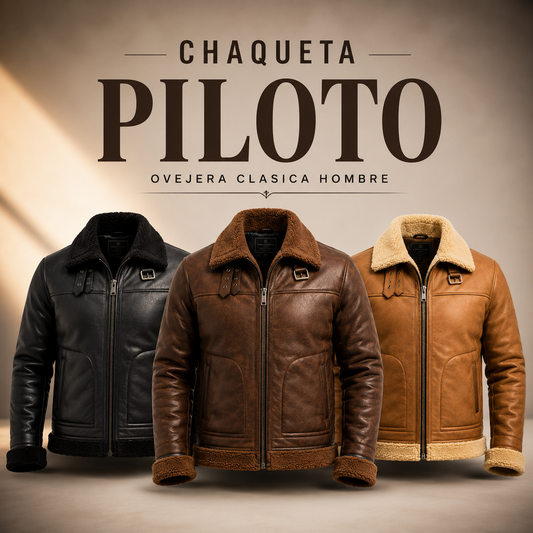 Chaqueta Piloto Ovejera Clasica Hombre