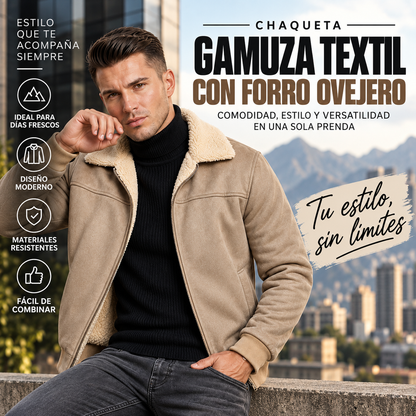 Chaqueta Gamuza Textil Ovejera