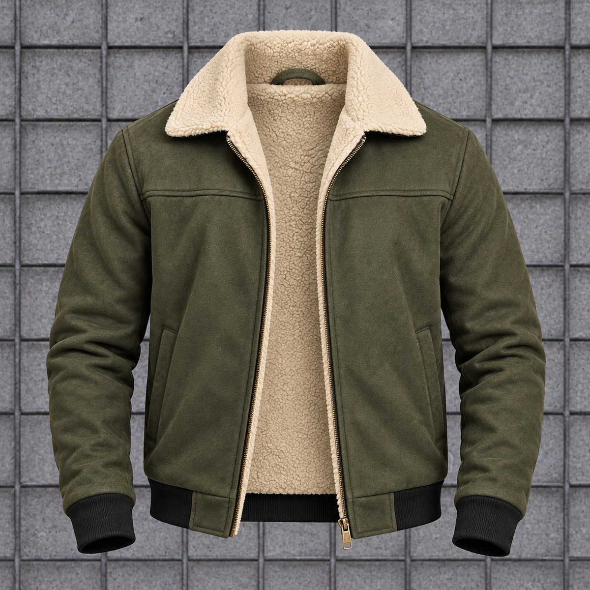 Chaqueta Gamuza Textil Ovejera
