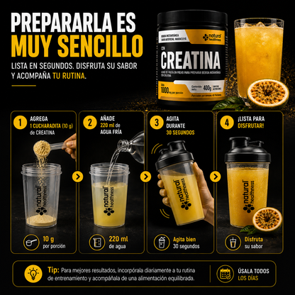 Combo 2 UND. Creatina sabor Maracuya