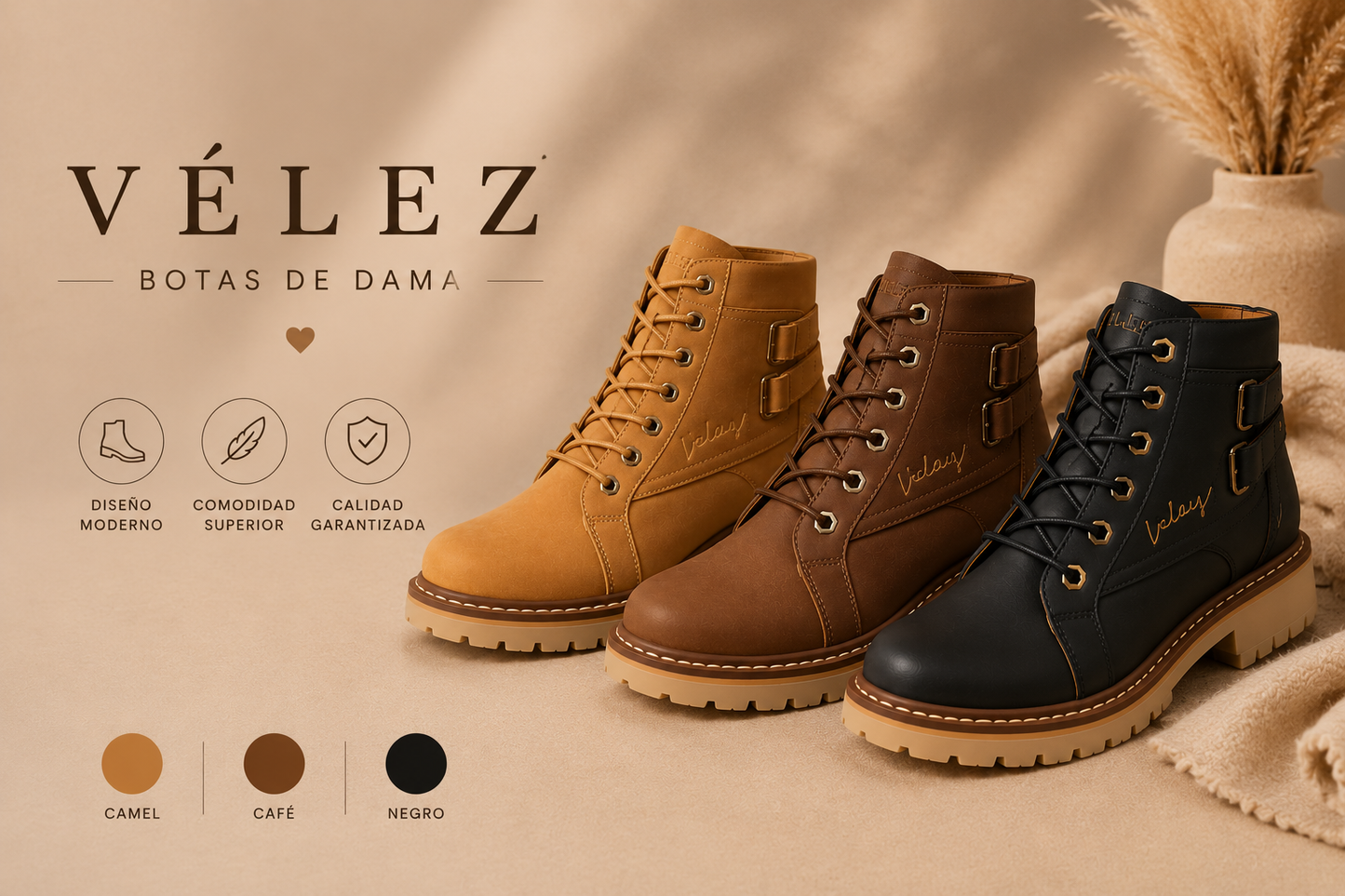 Botin Velez Mujer